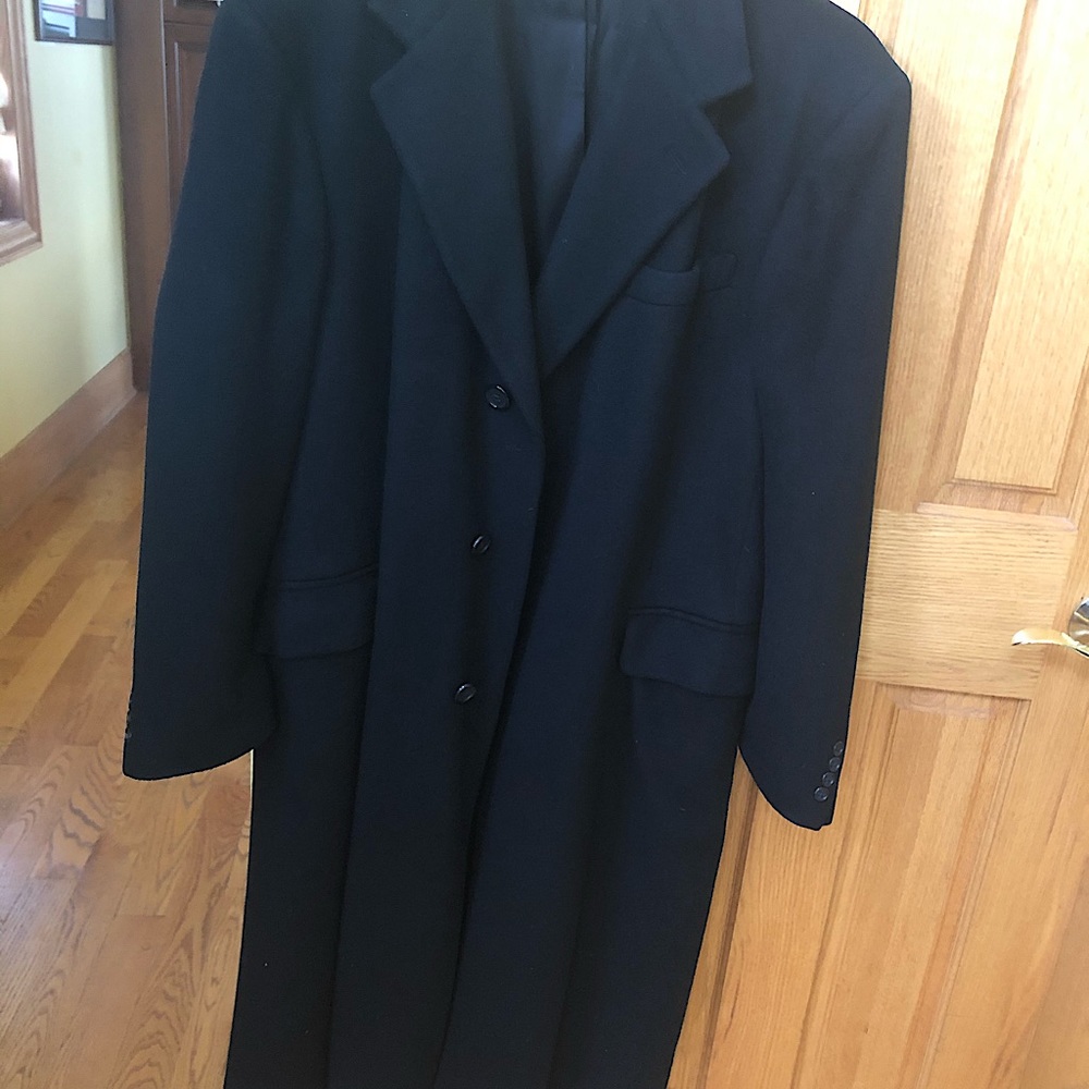Mens 100% Cashmere coat size 42